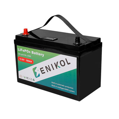 OEM 12 Volt RV LiFePo4 Batterie 100ah Solar Lithium Ion Batterie eingebaut in BMS