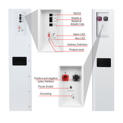 10kwh Solar Lifepo4 Batterie Powerwall 48V Off-Grid Lithium-Ionen-Batterie 100ah 200ah
