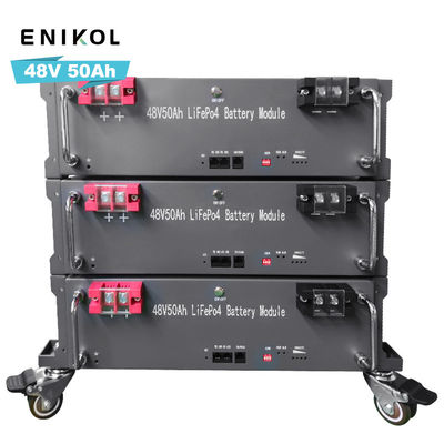Energiespeicher Stapelbare LiFePo4 Batterie-Rack-Halterung 50ah 48V Lithiumbatterie-Pack