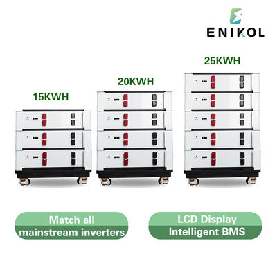 Stackbare 51.2v Lithiumbatterie 100ah Lifepo4 Solarbatterie 48v für Zuhause