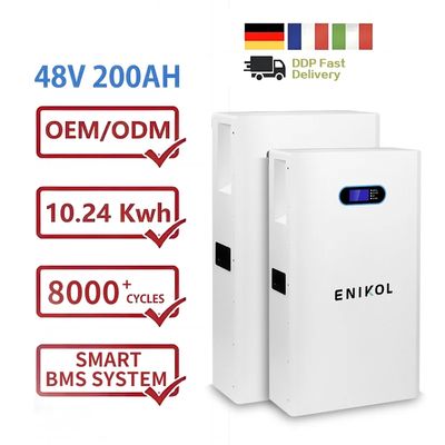 51.2V 200AH Lithium-Eisenphosphat-Batterie mit LCD-Display und eingebautem BMS