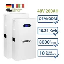Solarenergie 51.2V Lithium-Eisen-Phosphat-Batterie 200AH Heimenergiespeichersystem