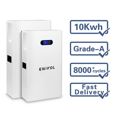 Lithiumbatterie 48V Wandmontiert 200AH 10240WH LiFePo4 Batterie mit eingebautem BMS