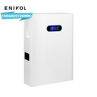 Eingebaut in BMS 48v 100ah Lifepo4 Batterie Strom Wand montiert Zuhause Solar-Energie-Batterie