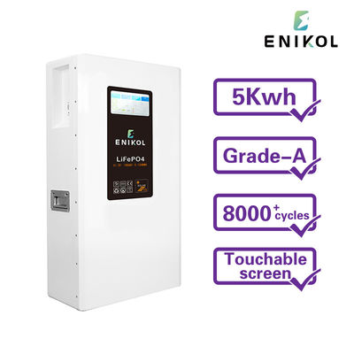 Lifepo4 51.2V 48V 200AH Solarbatteriepack mit BMS und Kommunikations-Touchscreen