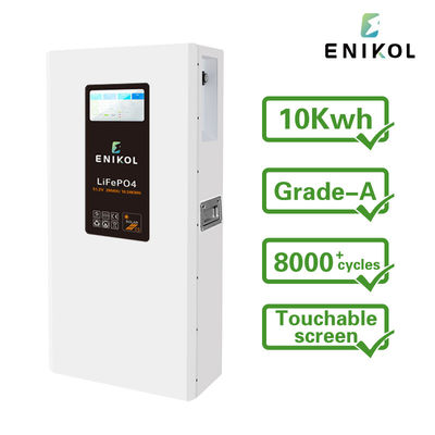 51.2V Wandmontierte LiFePo4 Batterie mit Touchscreen 48V 200AH 300AH Lithiumbatterie
