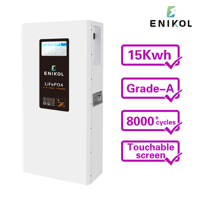 Industrielle 15KWH Kapazität Lithium-Eisenphosphat 48V Solarbatterie in BMS gebaut