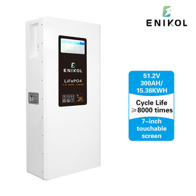7-Zoll Touchscreen 100AH-300AH Solarbatterie 48V Lithium Lifepo4 Batterie