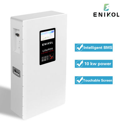 48V Lithiumbatterie 15KWH 51.2V 300Ah Wandmontierte LiFePO4-Batterie mit Touchscreen