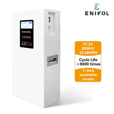 Langlebigkeit 48V Lithium-Eisen-Phosphat-Solarbatterien 51.2V 200AH 10240WH
