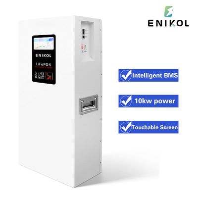 Touchscreen 15kwh 300ah Wandmontierte Lithium-Ionen-Batterien 51.2V LiFePo4-Batterie