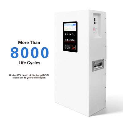 10KWH Langlebigkeit 48V Solarbatterie 7-Zoll Touchscreen 51.2V 200AH LiFePO4 Batterie