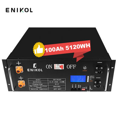 Home Stromversorgung 48v 100Ah LiFePO4 Batterie Solarsystem eingebaut in BMS LCD-Display