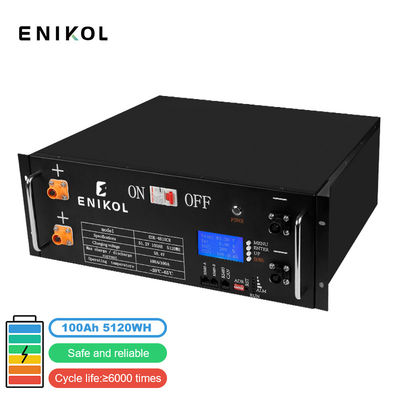 48v Lithium-Polymer-Batterie 100ah Zyklusdauer ≥6000 Mal für Solarenergiesysteme