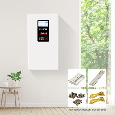 48V 10kWh LiFePO4 Solarbatterie Schwarzes Acrylblatt 7-Zoll-Touchbildschirm