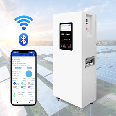 Lange Lebensdauer 7-Zoll-Touchscreen 48V Solarbatterie WIFI/Bluetooth 10KWH Lifepo4