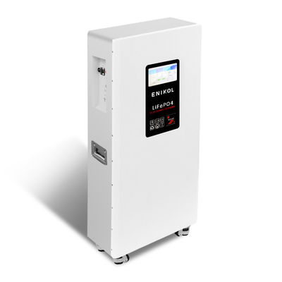 Touchscreen 48V Bewegliche Solarbatterie Lithium 15KWH 300AH Energiespeicher für Zuhause Batterie 51.2V