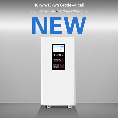 Langer Zyklus 51.2v 300ah Home Energiespeicher Batterie 15kwh mit Touchscreen und Rädern