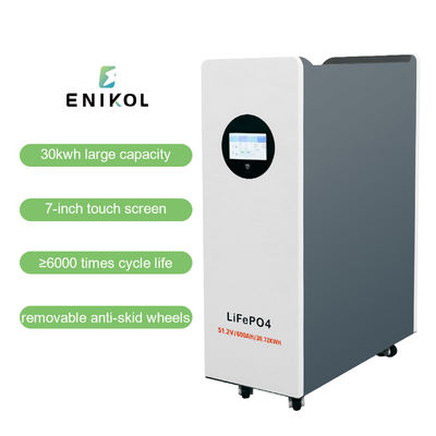 Zuhause Energiespeicher 51.2v 30kwh Lithiumbatterie 600ah 48V Solarbatterie Pack Lifepo4