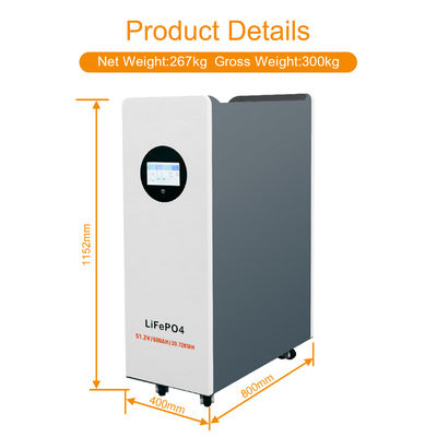 Hochspannungssystem 51.2v 30kwh Speicher Lithiumbatterie 600ah 48V Solarbatterie