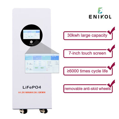 Große Kapazität 30kwh 48V Solarbatterie für Haus 600ah Lithium-Eisen-Phosphorat-Batterie